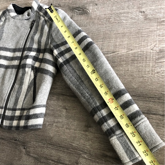 GAP Moto Wool Blend Biker Crop Jacket - Picture 9 of 10